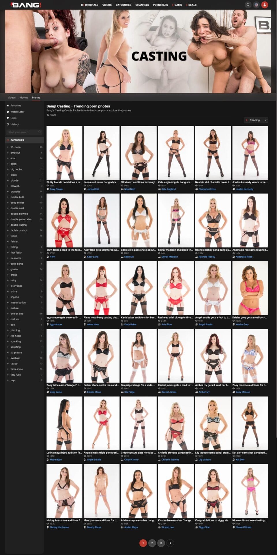 Bang! Casting Members Area Photos