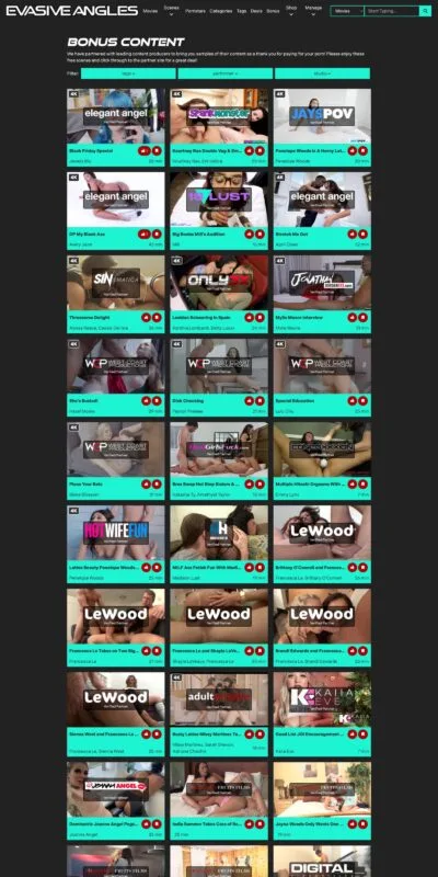 Evasive Angles Members Area Bonus Content