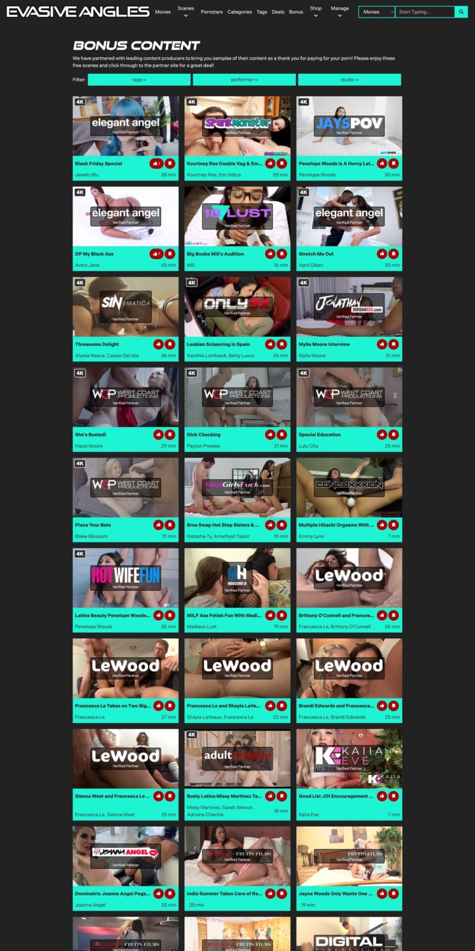 Evasive Angles Members Area Bonus Content