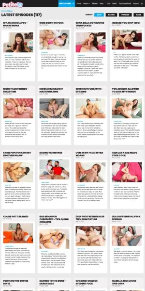 Petite18 Screenshot Members Area Videos Page