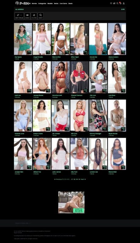 PornPlus Members Area Models