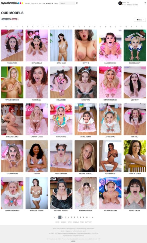 TopWebModels Members Area Models