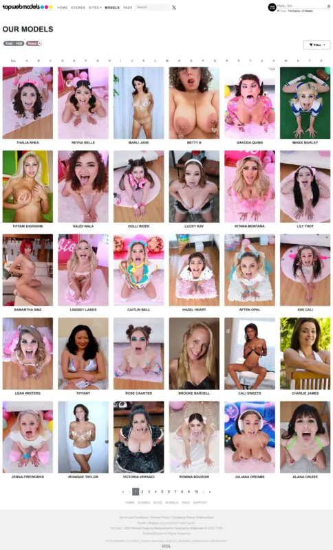 TopWebModels Members Area Models